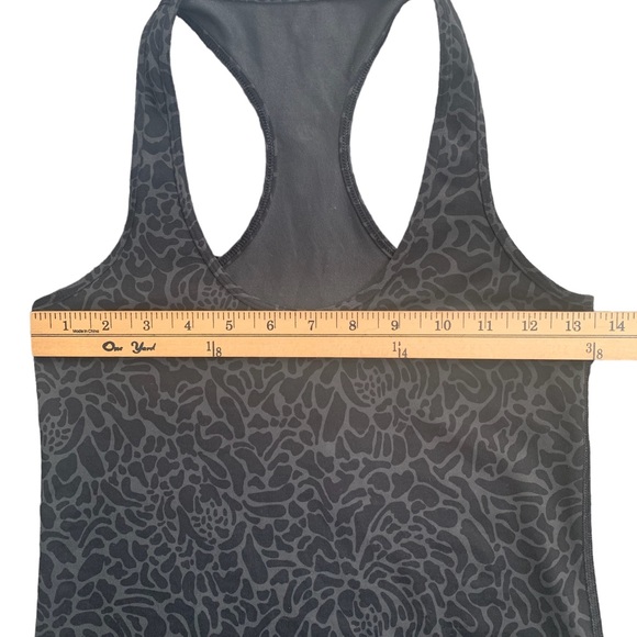 LULULEMON Black & Gray Cool Racerback Tank Top - Picture 7 of 8